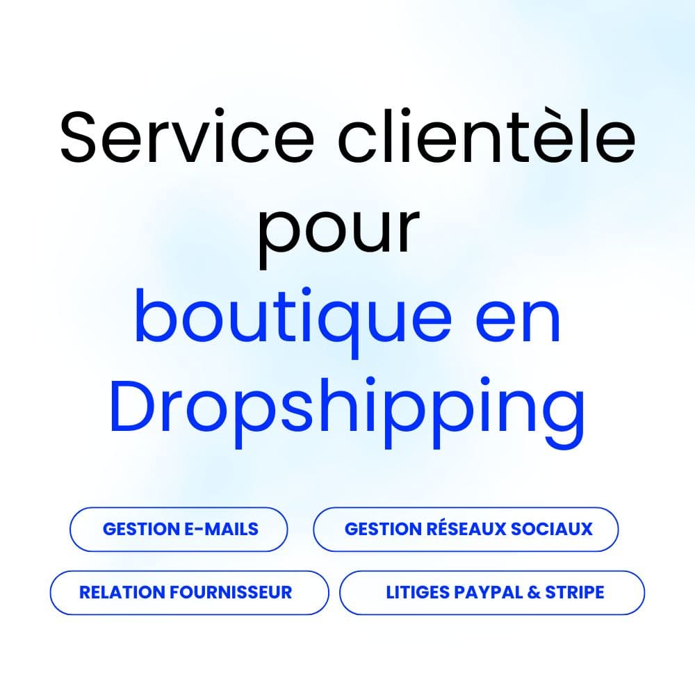 Service client pour dropshipping