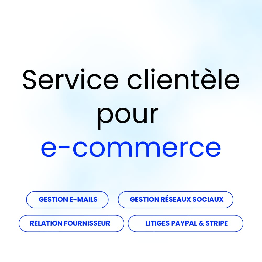Service client pour e-commerce - gestion SAV